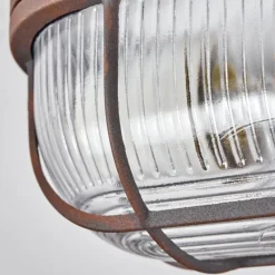 hofstein Plafonnier Chaquire Brun, Rouille, 1 lumière