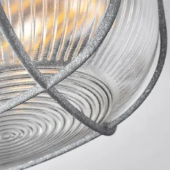 hofstein Plafonnier Chaquire Gris, 1 lumière