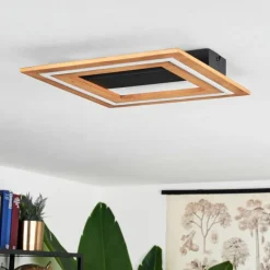 hofstein Plafonnier Charentay LED Noir, 1 lumière* Éclairage Led