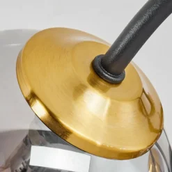 Lampes Art Déco-hofstein Plafonnier Chehalis Laiton, Noir, 4 lumières