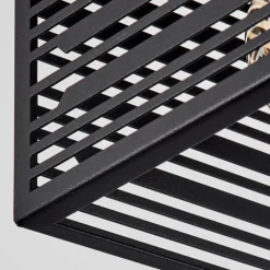 Lampes Industrielles-hofstein Plafonnier Cire Noir, 1 lumière