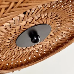 Luminaires Scandinaves-hofstein Plafonnier 40 cm Bauro Noir, 3 lumières