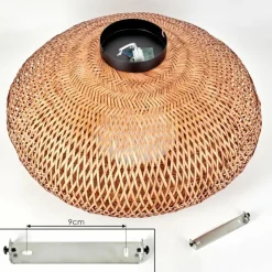 Luminaires Scandinaves-hofstein Plafonnier 50 cm Bauro Noir, 2 lumières