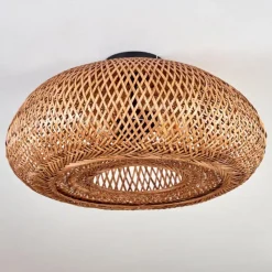 Luminaires Scandinaves-hofstein Plafonnier 50 cm Bauro Noir, 2 lumières