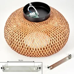 Luminaires Scandinaves-hofstein Plafonnier 30 cm Bauro Noir, 1 lumière