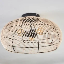 Luminaires Scandinaves-hofstein Plafonnier 50 cm Brandala Noir, 3 lumières