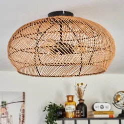 Luminaires Scandinaves-hofstein Plafonnier 50 cm Brandala Noir, 3 lumières