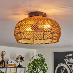 hofstein Plafonnier 30 cm Brandala Noir, 2 lumières