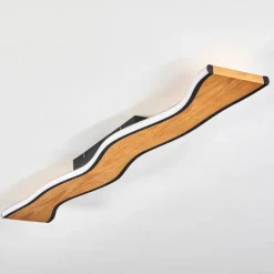 hofstein Plafonnier 98,5 cm Malling LED Écru, Noir, Blanc, 1 lumière