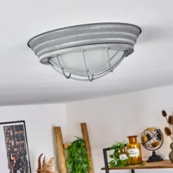 hofstein Plafonnier Coltauco Gris, 1 lumière