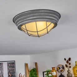 hofstein Plafonnier Coltauco Gris, 1 lumière