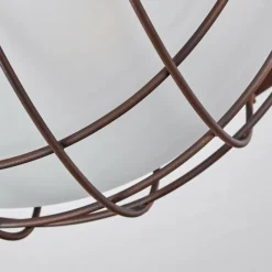 hofstein Plafonnier Coltauco Rouille, 1 lumière