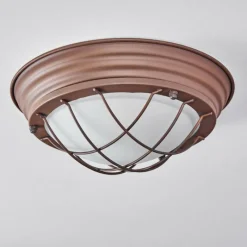 hofstein Plafonnier Coltauco Rouille, 1 lumière