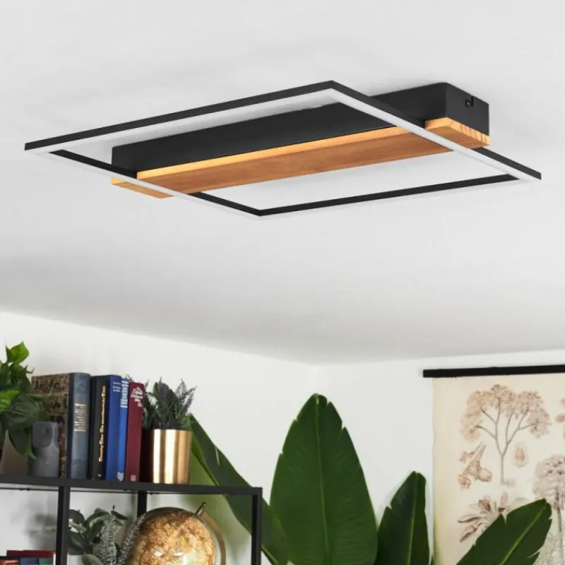 hofstein Plafonnier Courceaux LED Écru, Noir, 1 lumière