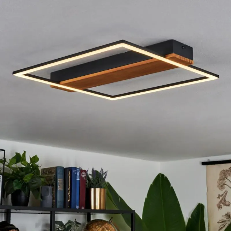 hofstein Plafonnier Courceaux LED Écru, Noir, 1 lumière