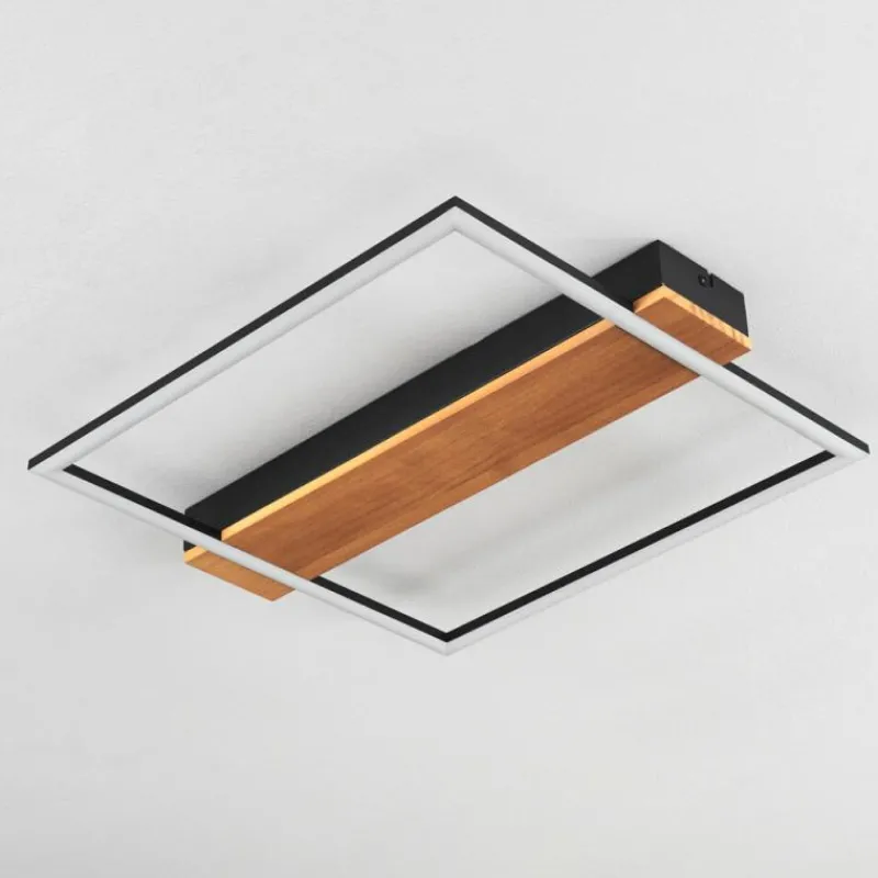 hofstein Plafonnier Courceaux LED Écru, Noir, 1 lumière