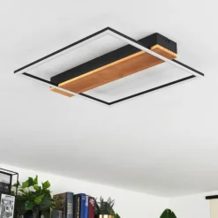 hofstein Plafonnier Courceaux LED Écru, Noir, 1 lumière