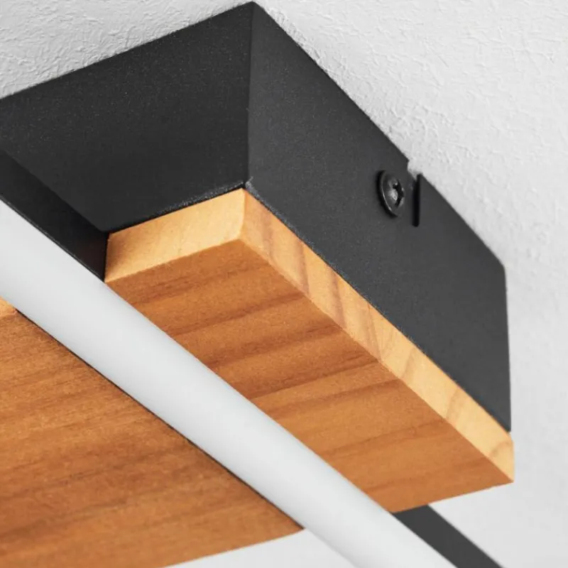 hofstein Plafonnier Courceaux LED Écru, Noir, 1 lumière