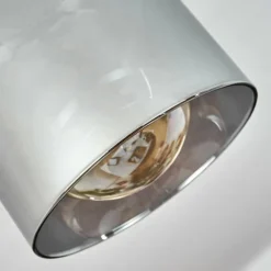 Luminaires Scandinaves-hofstein Plafonnier Covelas Écru, Noir, 2 lumières