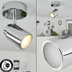 hofstein Plafonnier Douarnenez Chrome, 1 lumière