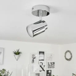 hofstein Plafonnier Douarnenez Chrome, 1 lumière