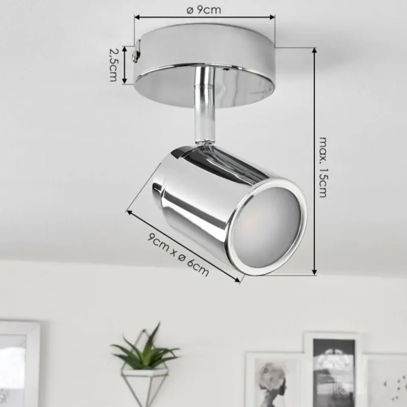 hofstein Plafonnier Douarnenez Chrome, 1 lumière