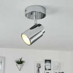 hofstein Plafonnier Douarnenez Chrome, 1 lumière