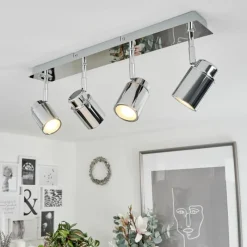 hofstein Plafonnier Douarnenez Chrome, 4 lumières