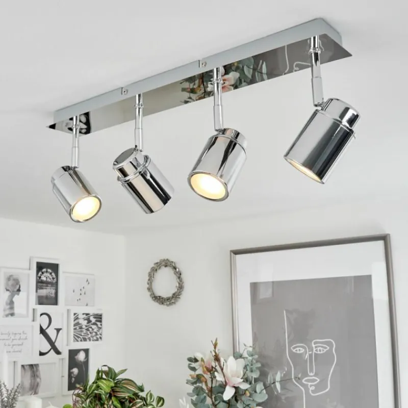 hofstein Plafonnier Douarnenez Chrome, 4 lumières