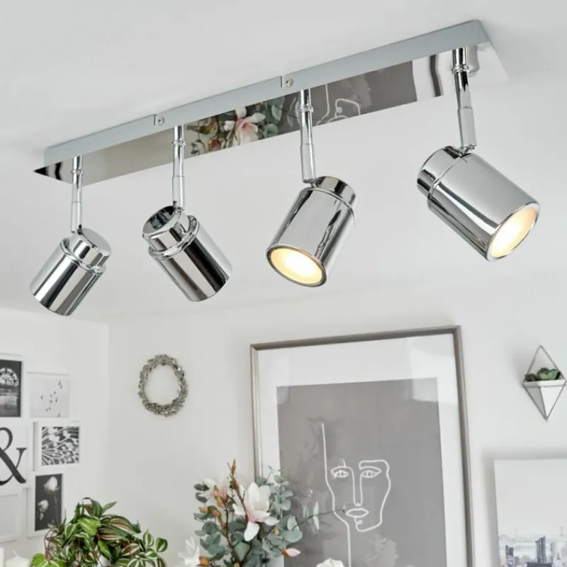 hofstein Plafonnier Douarnenez Chrome, 4 lumières