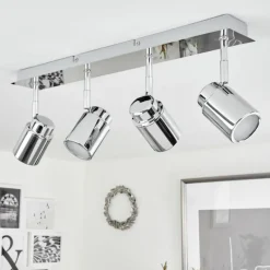 hofstein Plafonnier Douarnenez Chrome, 4 lumières