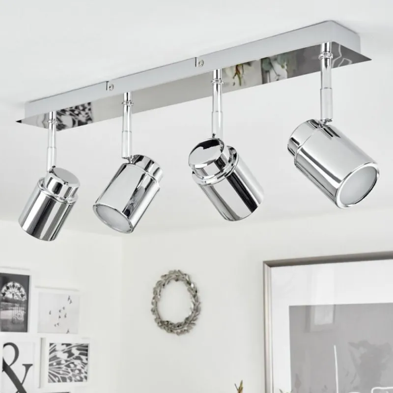hofstein Plafonnier Douarnenez Chrome, 4 lumières
