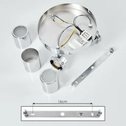 hofstein Plafonnier Douarnenez Chrome, 3 lumières