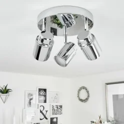 hofstein Plafonnier Douarnenez Chrome, 3 lumières