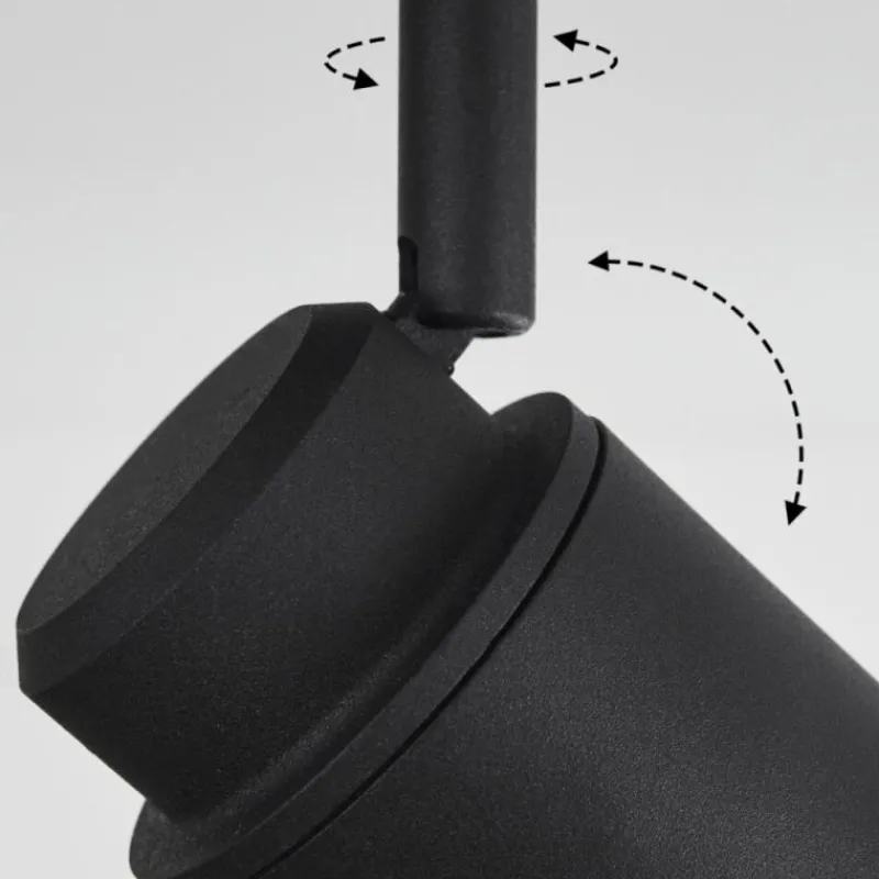 hofstein Plafonnier Douarnenez Noir, 4 lumières