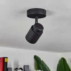 Luminaires Scandinaves-hofstein Plafonnier Douarnenez Noir, 1 lumière