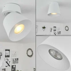 hofstein Plafonnier Especiosa Blanc, 1 lumière