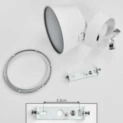 hofstein Plafonnier Especiosa Blanc, 1 lumière