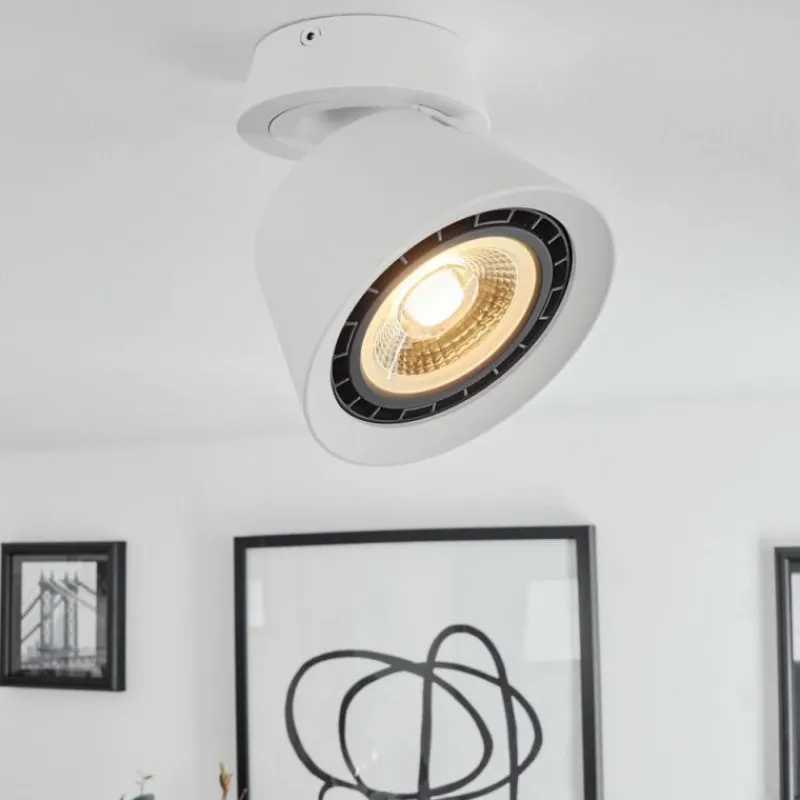 hofstein Plafonnier Especiosa Blanc, 1 lumière