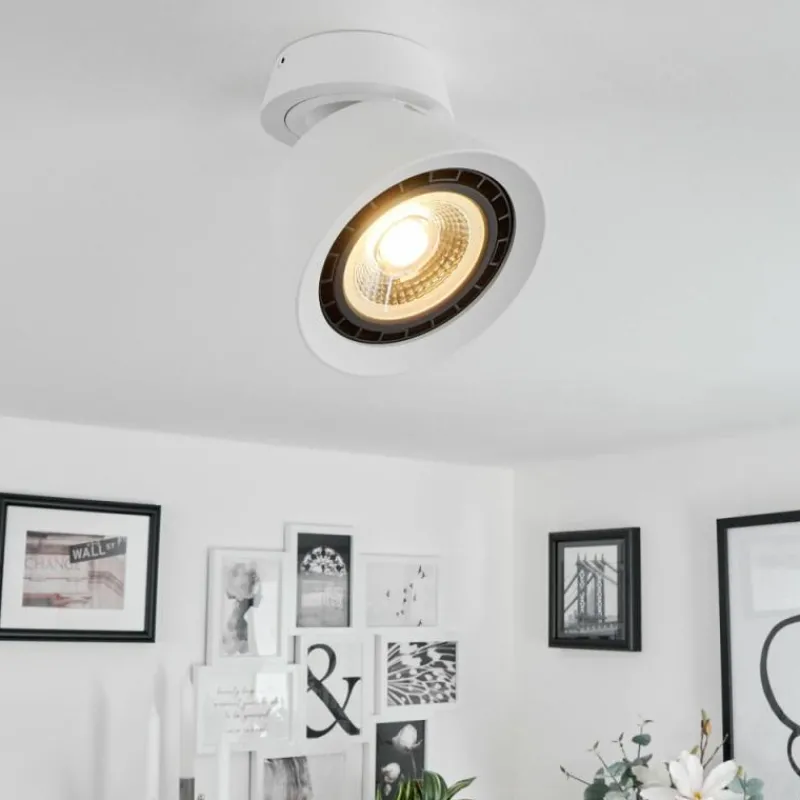 hofstein Plafonnier Especiosa Blanc, 1 lumière