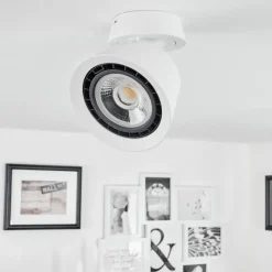 hofstein Plafonnier Especiosa Blanc, 1 lumière