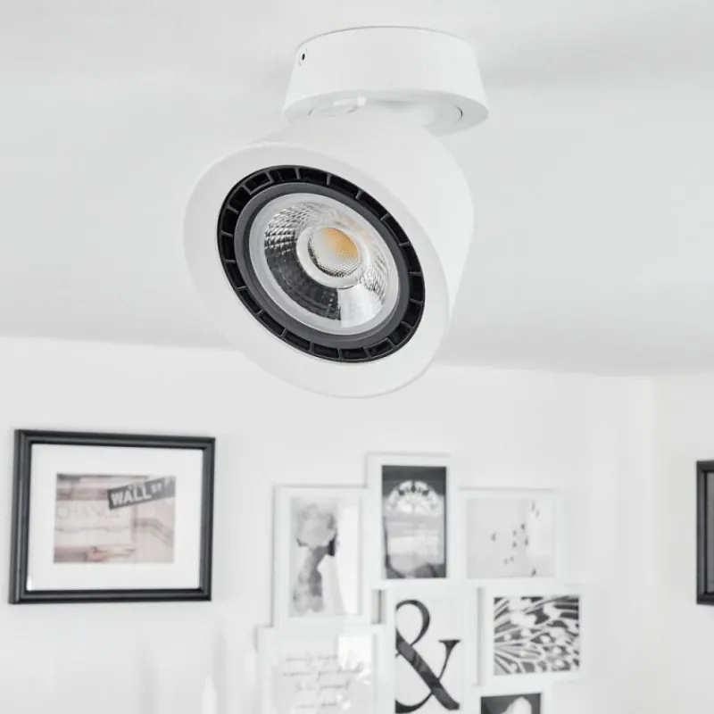 hofstein Plafonnier Especiosa Blanc, 1 lumière