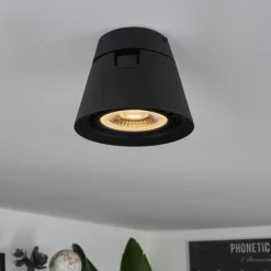 hofstein Plafonnier Especiosa Noir, 1 lumière