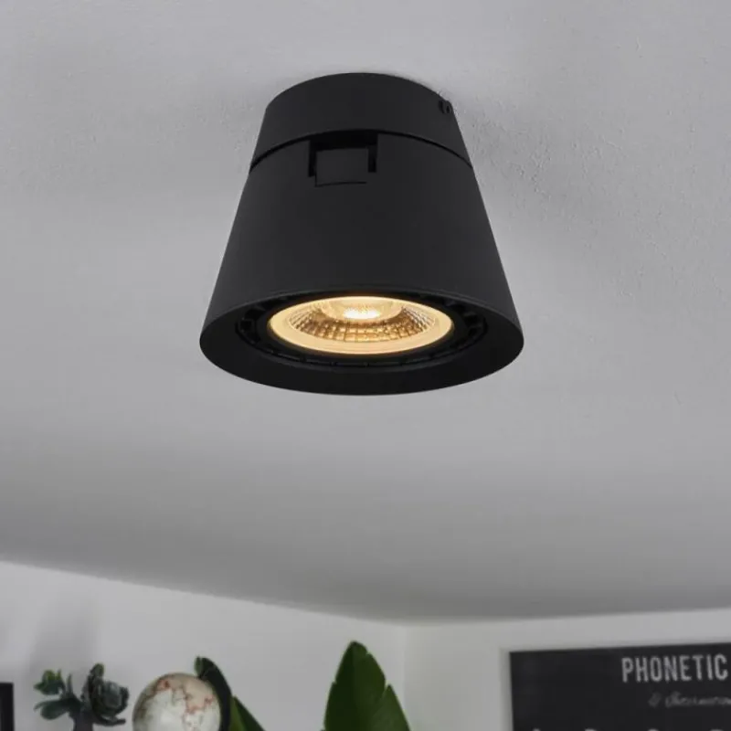 hofstein Plafonnier Especiosa Noir, 1 lumière