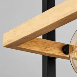 Luminaires Scandinaves-hofstein Plafonnier Espenel Écru, Noir, 4 lumières