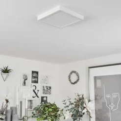 hofstein Plafonnier Finsrud LED Blanc, 1 lumière