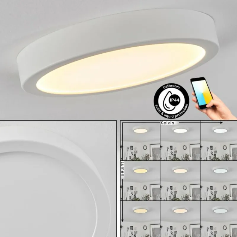 hofstein Plafonnier Finsrud LED Blanc, 1 lumière