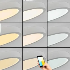 hofstein Plafonnier Finsrud LED Blanc, 1 lumière