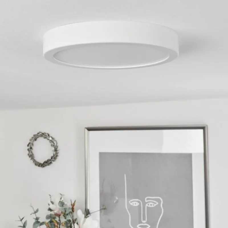 hofstein Plafonnier Finsrud LED Blanc, 1 lumière