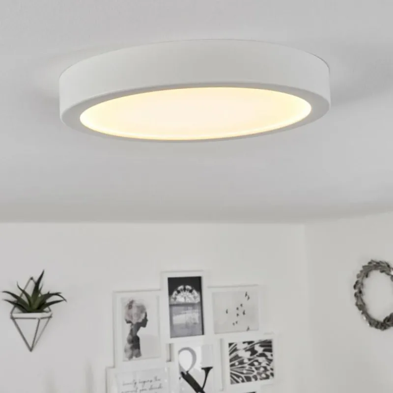 hofstein Plafonnier Finsrud LED Blanc, 1 lumière
